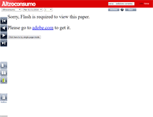 Tablet Screenshot of emagazine.altroconsumo.it